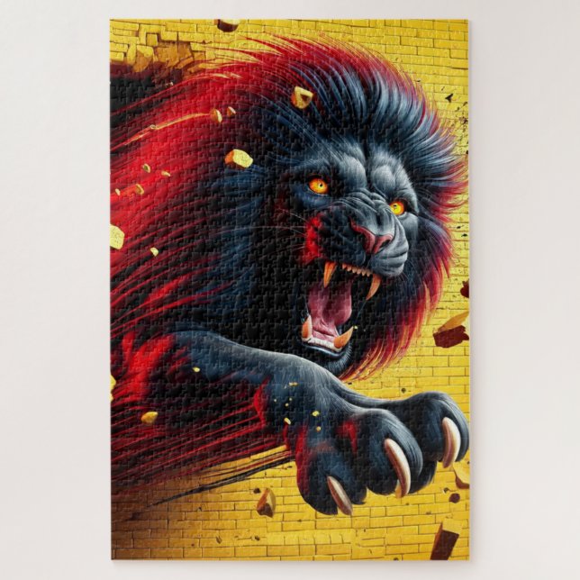 Puzzle Art Lion (Vertical)