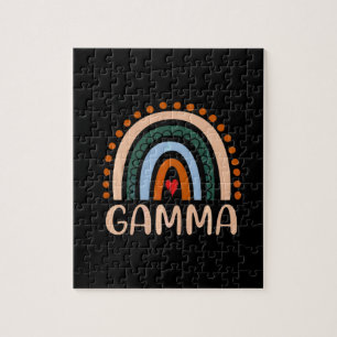 Puzzle Art Mère Gamma Rainbow Grandma mignonne annivers