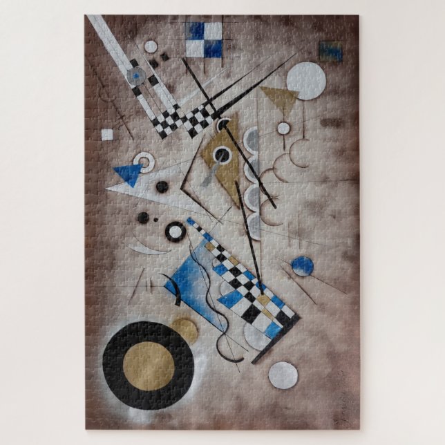 Puzzle Art moderne de la moitié du siècle abstraite de (Vertical)