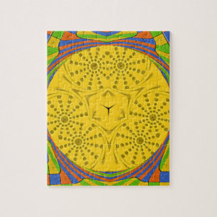 Puzzle Art Motif Égyptien Imprimer À damiers Conception C