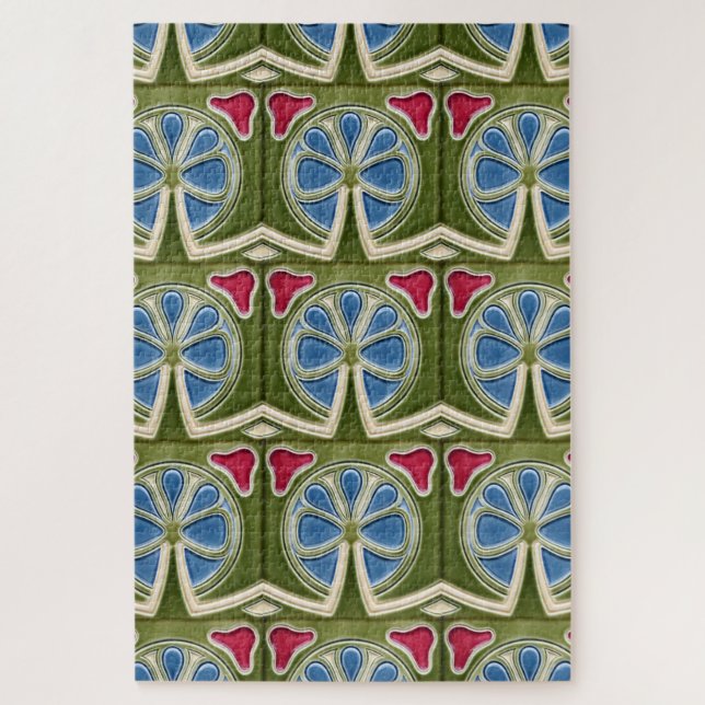 Puzzle - Art Nouveau Clover (Vertikal)