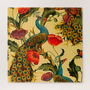 Puzzle Art Nouveau Elégance : Sidewall, The Peacock, 1896