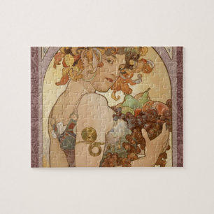 Puzzle Art Nouveau Femme Mucha Belle