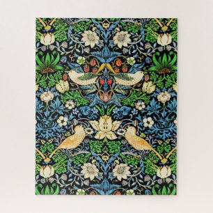 Puzzle Art Nouveau Motif de tapisserie d'oiseaux et de fl
