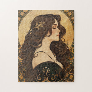Puzzle Art Nouveau Style Vintage Beauté classique