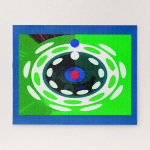Puzzle Art numérique abstrait cible