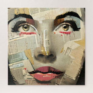 Puzzle Art numérique unique et artistique   Dame jolie ab