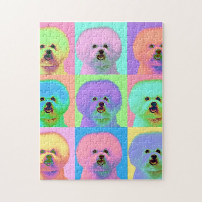Puzzle Art op - Bichon Frise - Cody (Vertical)
