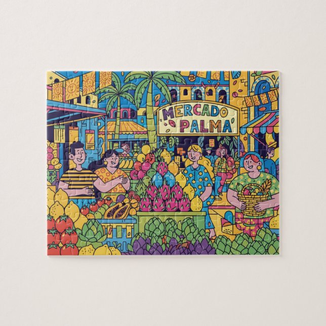 Puzzle Art Pop Moderne de Palma de Mallorca (Horizontal)