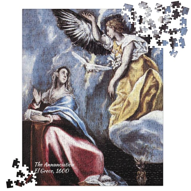 Puzzle Art Renaissance El Greco Annonciation Avent (Créateur téléchargé)