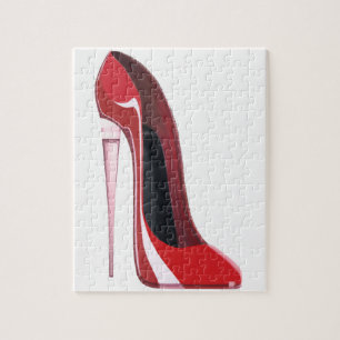 Puzzle Art stylet rouge de chaussure de talon de