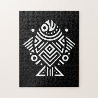 Puzzle Art triangulaire géométrique vintage