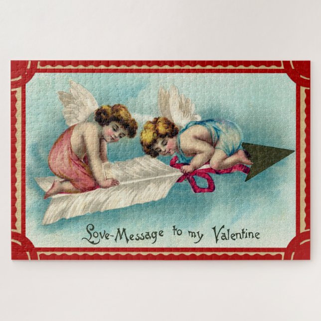 Puzzle art valentin vintage (Horizontal)