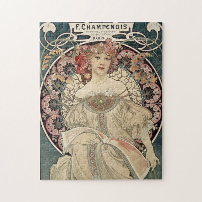 Puzzle Art vintage de l'artiste Alphonse Mucha (Vertical)