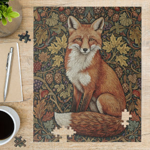 Puzzle Art vintage de William Morris représentant un rena
