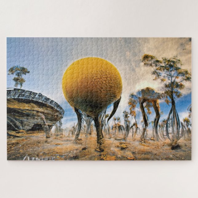 Puzzle Artificial Planet Jigsaw (Horizontal)