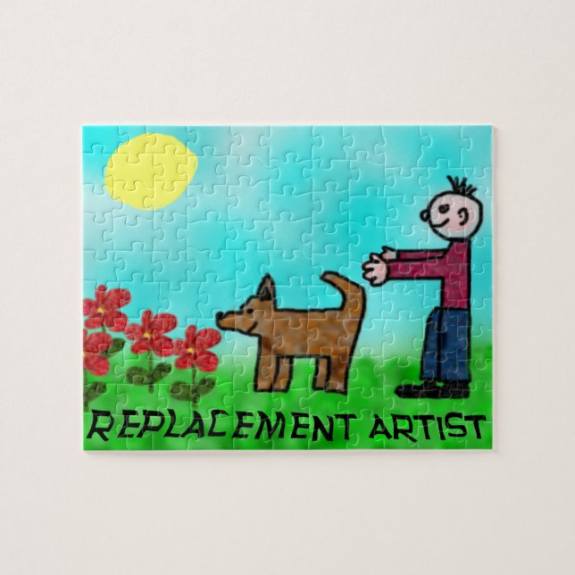 Puzzle Artiste de remplacement (Horizontal)