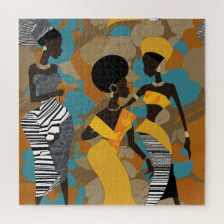 Puzzle Artiste femme africaine
