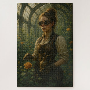 Puzzle Artiste jardinier steampunk victorien