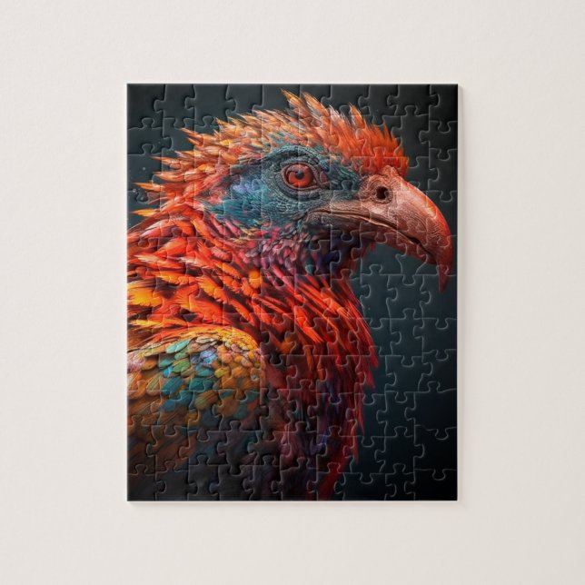 Puzzle Artsy Bird (Vertical)