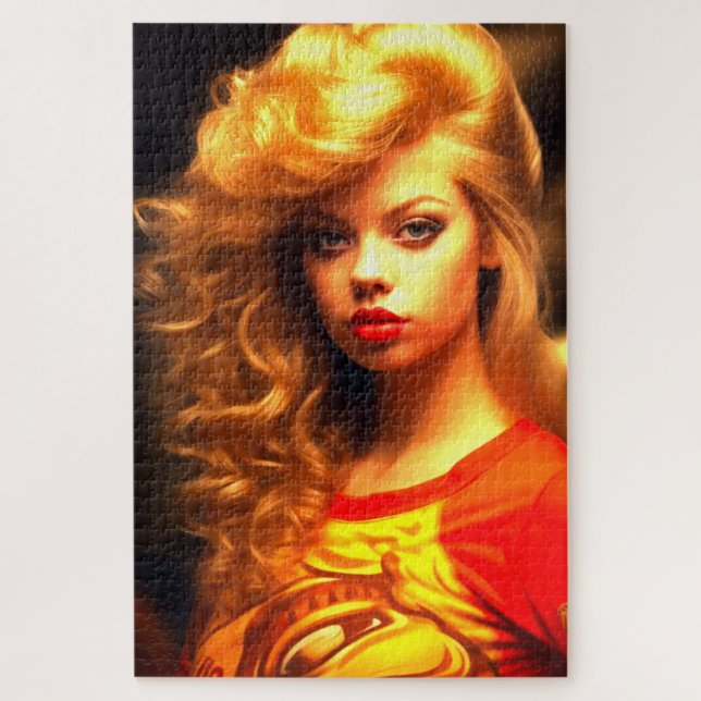 Puzzle Artsy Lady (Vertical)