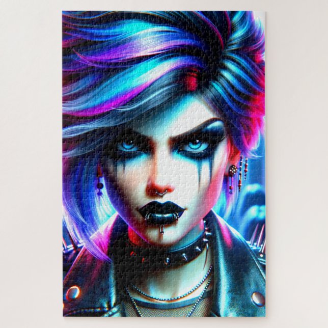 Puzzle Artsy Lady (Vertical)