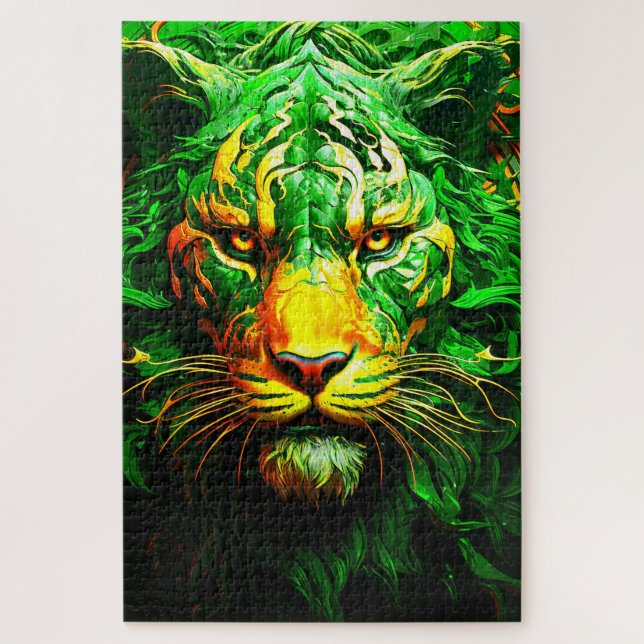 Puzzle Artsy Lion (Vertical)