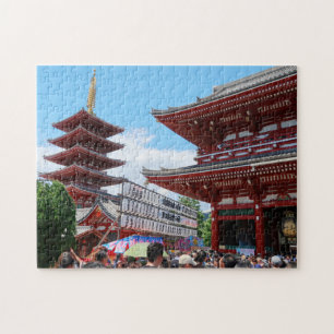 Puzzle Asakusa Pagoda Sensoji Shinto Tokyo Japon