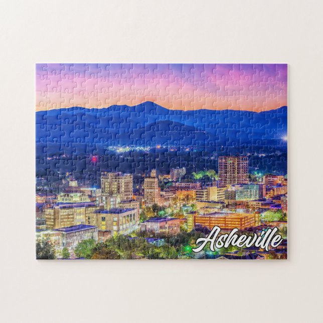 Puzzle Asheville, Caroline du Nord, États-Unis (Horizontal)
