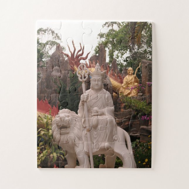 Puzzle asiatique, vietnamien, art, sculpture, bouddha, (Vertical)