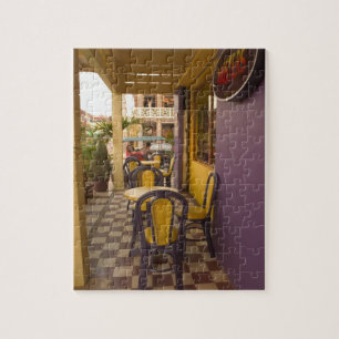 Puzzle Asie, Cambodge, Siem Reap, salon de café.