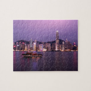 Puzzle Asie, Chine, Hong Kong, vue panoramique de la vill