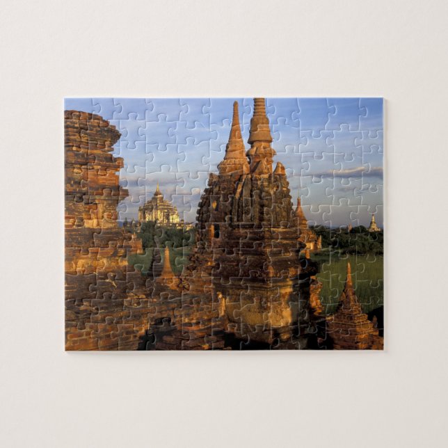 Puzzle Asie, Myanmar, Bagan. Temples antiques et (Horizontal)