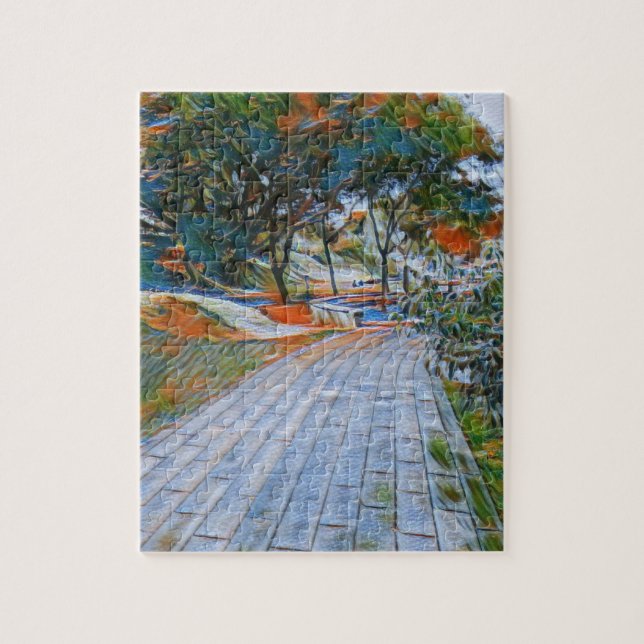 Puzzle Asie Taïwan Dahu Park Paysage (Vertical)