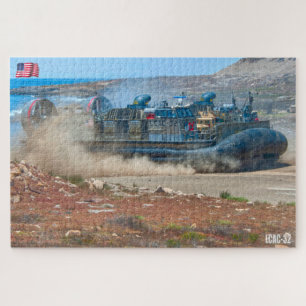 Puzzle ASSAUT DE PLAGE - LCAC 32 (20 x 30 POUCES)