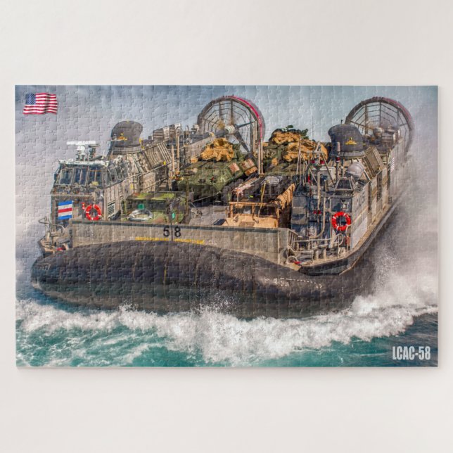 Puzzle ASSAUT DE PLAGE - LCAC 58 (20 x 30 POUCES) (Horizontal)