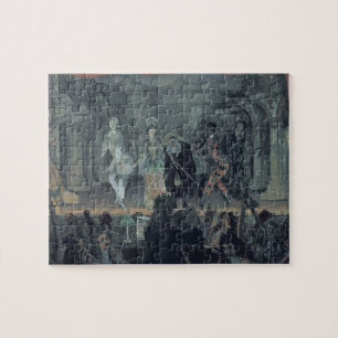 Puzzle Assemblée des maçons libres avant l'initiation d