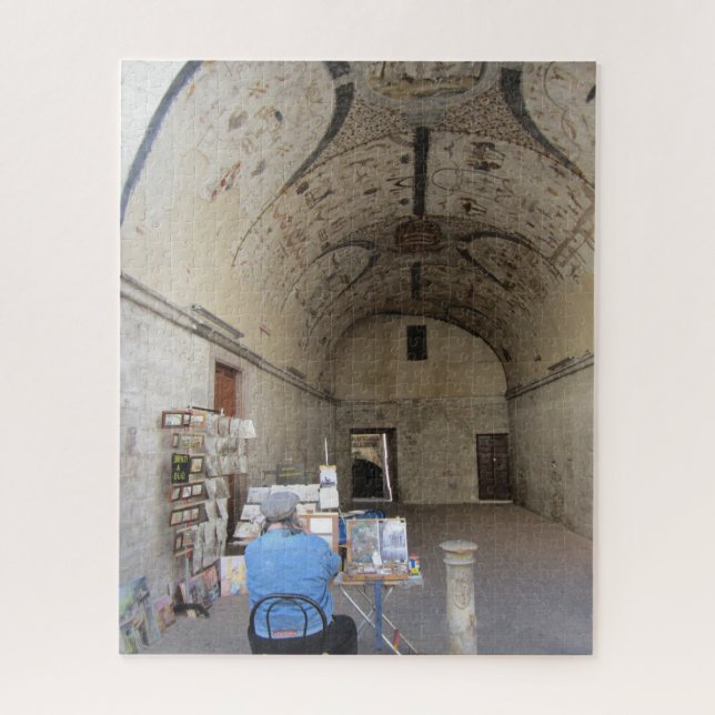 Puzzle Assisi Artiste au travail (Vertical)