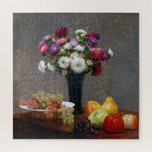 Puzzle Asters et fruits, Henri Fantin-Latour