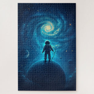 Puzzle Astronaute explorant un paysage cosmique
