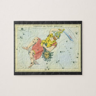 Puzzle Astronomie Ancienne, Persée et la Tête de Méduse