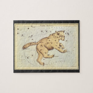 Puzzle Astronomie vintage, Ursa Constellation majeure, Ou
