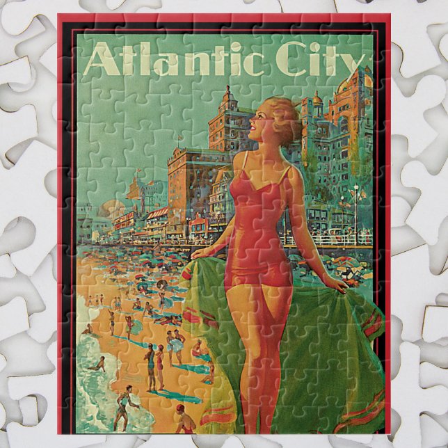 Puzzle Atlantic City Resort, Pennsylvania Railroad Travel (Créateur téléchargé)
