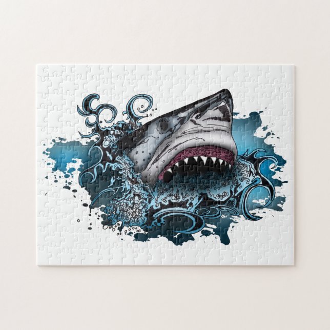 Puzzle Attaque de requins (Horizontal)