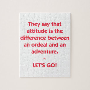 Puzzle Attitude - différence entre Ordeal et Adventure