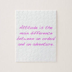 Puzzle Attitude - épreuve ou aventure
