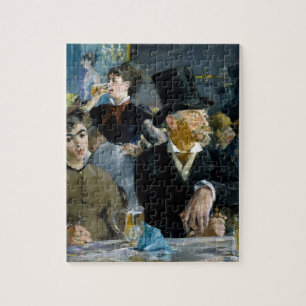 Puzzle Au Café par Manet Impressionnist Painting