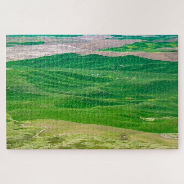 Puzzle Au-dessus de la maison verte de Steptoe Butte dur (Horizontal)