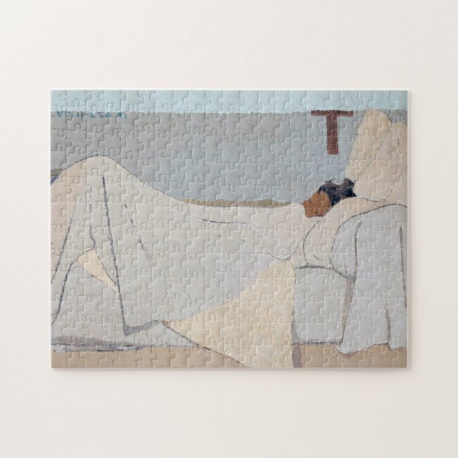 Puzzle Au lit, Édouard Vuillard (Horizontal)