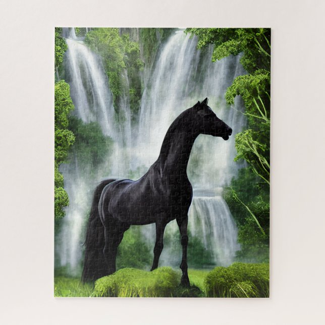 Puzzle Au pied de la cascade (Vertical)